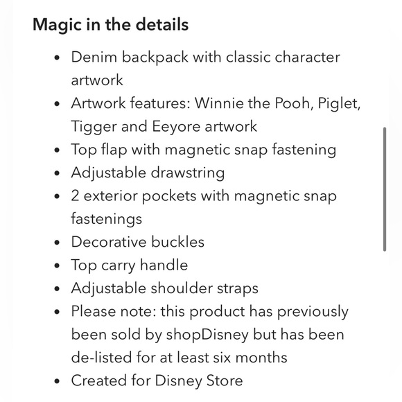 Winnie The Pooh Backpack - Picture 2 of 6